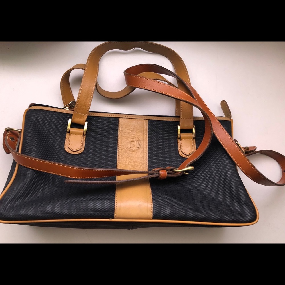 Gently-loved Rare vintage Fendi purse with strap